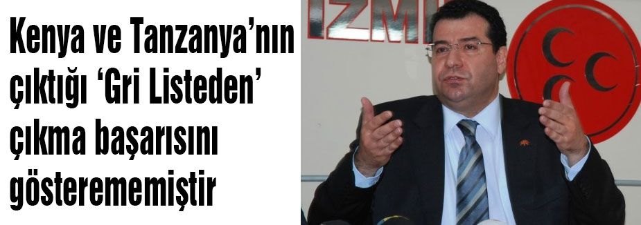 'Gri listede tek ülke Türkiye'