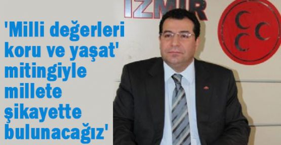 Tanrıkulu; Millete Şikayette Bulunacağız