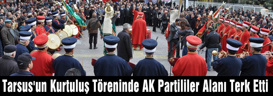 Tarsus'ta Ak Parti töreni terketti