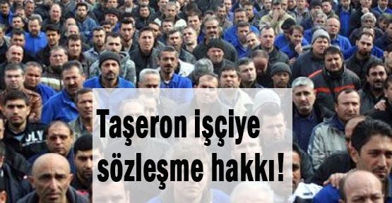 Taşeron İçiye Müjdeli Haber