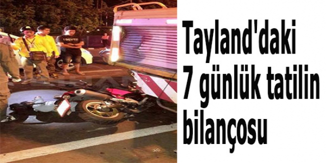 Tayland'daki 7 günlük tatilin bilançosu