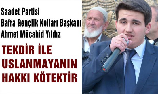 TEKDİR İLE USLANMAYANIN HAKKI KÖTEKTİR
