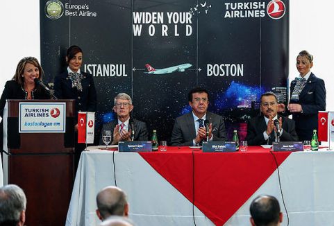 THY Boston'a ilk uçuşunu gerçekleştirdi...