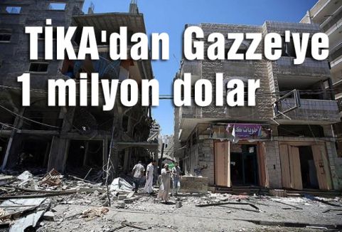 TİKA'dan Gazze'ye 1 milyon dolar