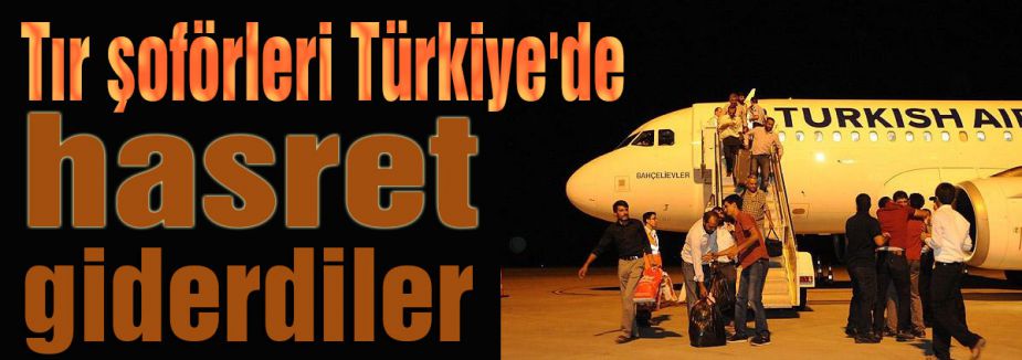 Tır şoförleri Türkiye'de