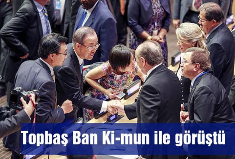Topbaş Ban Ki-mun görüşmesi...