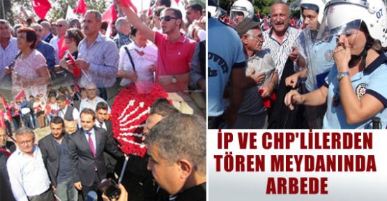 Tören Meydanında Arbede