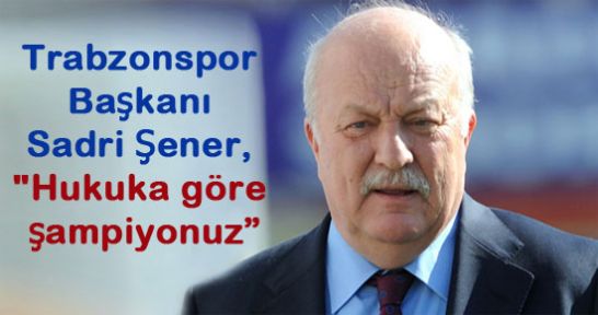 Trabzonspor'un şampiyonluk ilanı