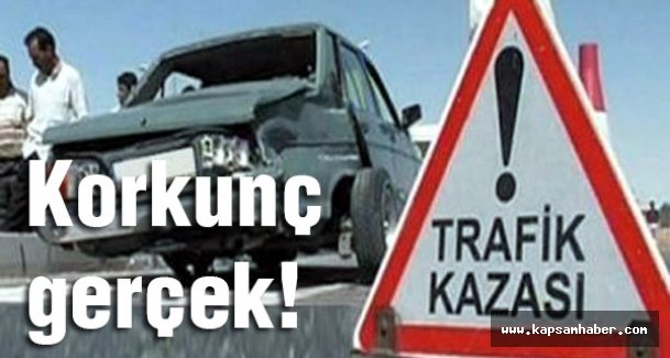 Trafik kazalarında korkunç rakam