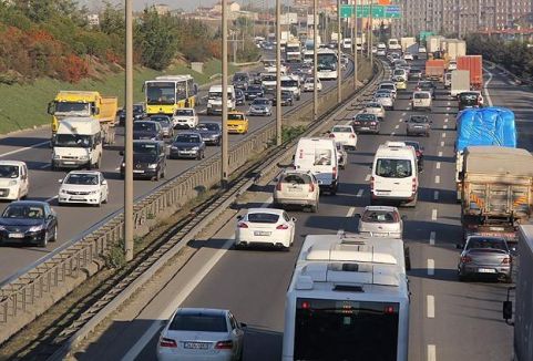 Trafikte artış,,,
