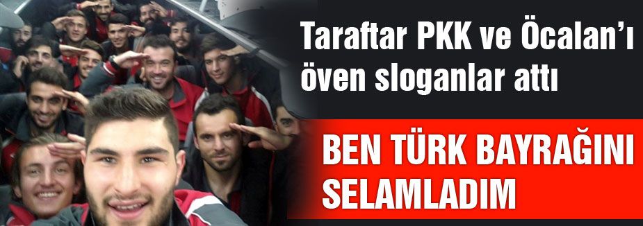 “Tribünü değil, Türk bayrağını selamladım”