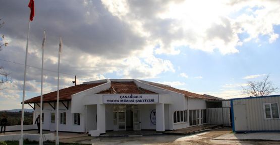 Troya Müzesi'nin yapım çalışmaları