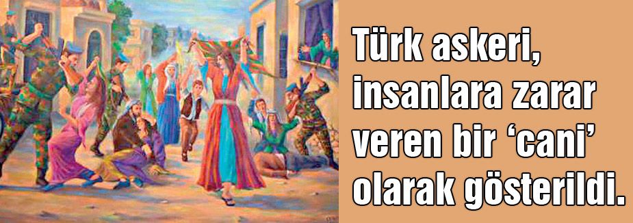 Türk Askeri Cani Olarak Gösterildi...