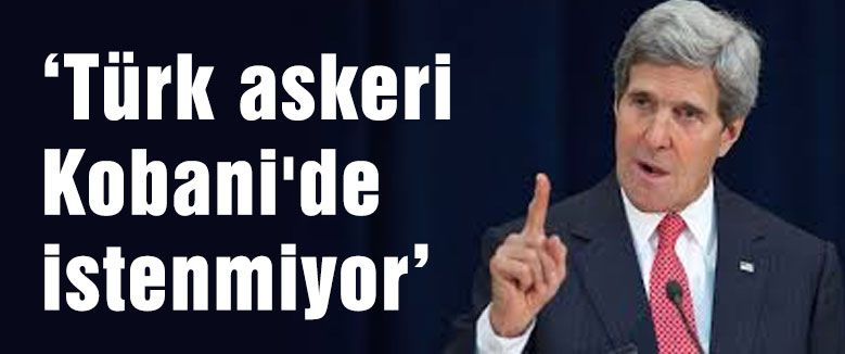Türk askeri Kobani'de istenmiyor...