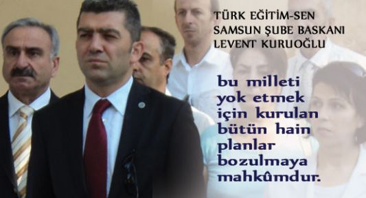 Türk Eğitim-Sen Samsun Şubesinden Teröre Tepki