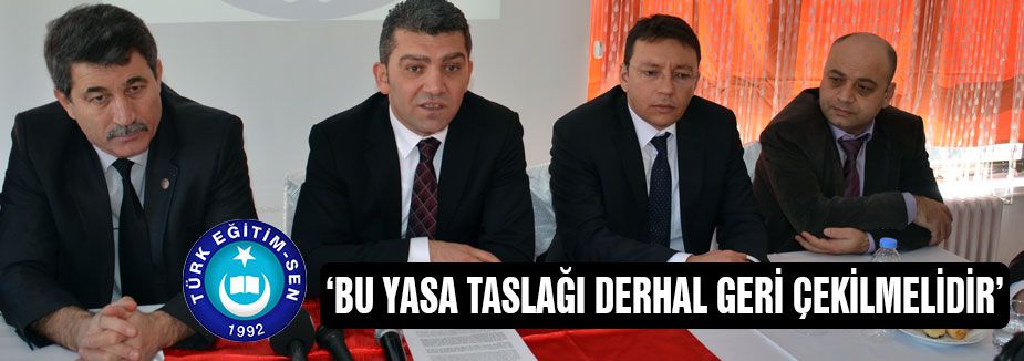 Türk Eğitim-Sen'den Basın açıklaması
