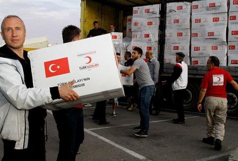 Türk Kızılayı Sincar'da