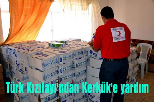 Türk Kızılayı'ndan Kerkük'e yardım