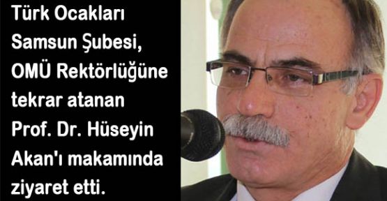 Türk Ocağından Rektöre ziyaret