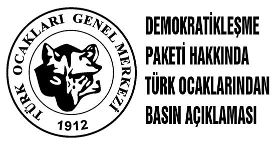 Türk Ocaklarının demokrasi paketi tepkisi