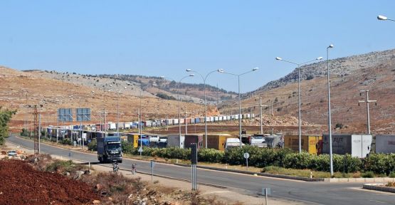 Türk TIR sürücülerinin eylemi sürüyor