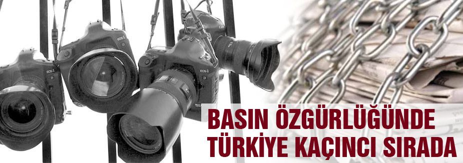 Basın Özgürlüğünde kaçıncı sıradayız?