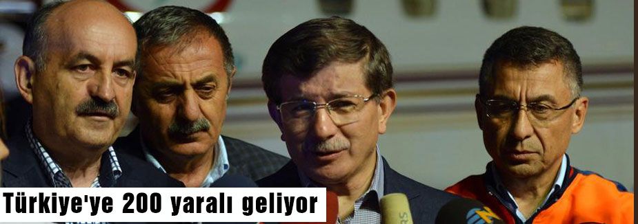 Türkiye'ye 200 yaralı geliyor