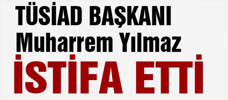 Tüsiad Başkanı İstifa Etti