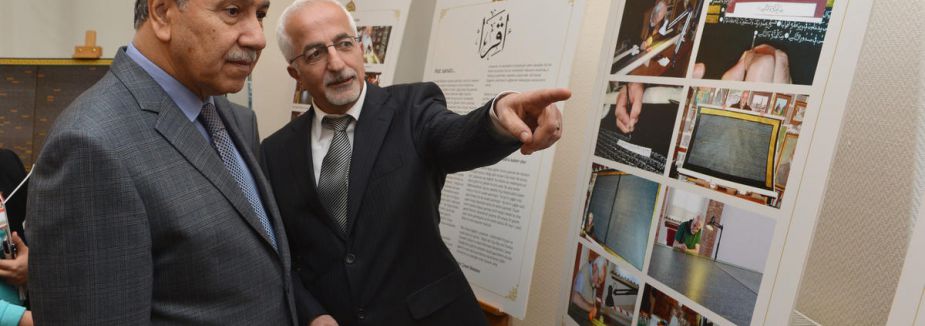Tuval üzerine Kur'an-ı Kerim başkentte