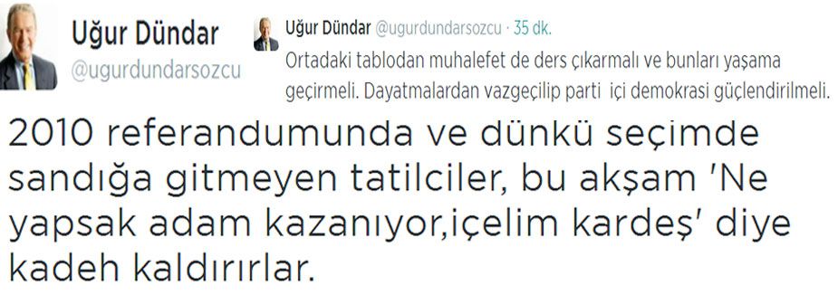 Uğur Dündar:Nerede bu milyonlar?