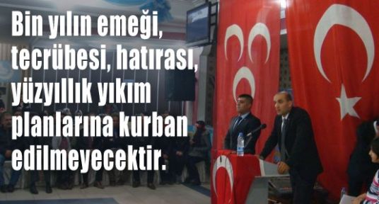 Ülkü Ocakları Genel Başkanı Kılavuz; Kirli düşüncelerin farkındayız.