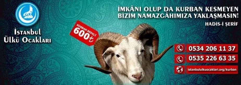 Ülkü Ocaklarıdan Kurban Duyurusu