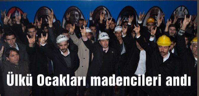 Ülkü Ocakları madencileri andı