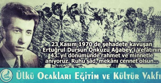 Ülkü Ocakları Şehit Dursun Önkuzu'yu Andı
