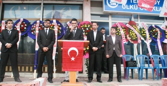 Ülkü Ocakları Tekkeköy, İlçe Temsilciliği, hizmete açıldı,