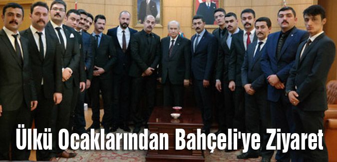 Ülkü Ocaklarından Bahçeli'ye Ziyaret