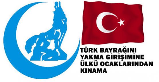 Ülkü Ocakları'ndan Bayrak Yakmaya Kınama