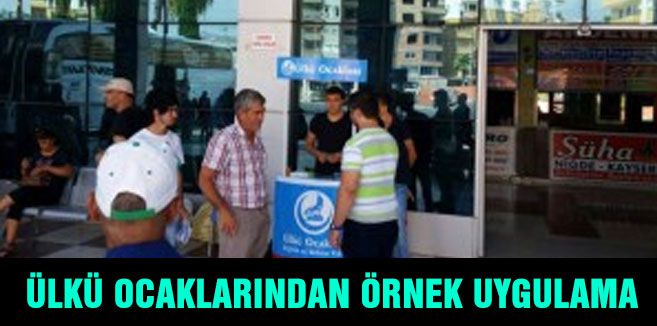 Ülkü Ocaklarından Örnek Proje