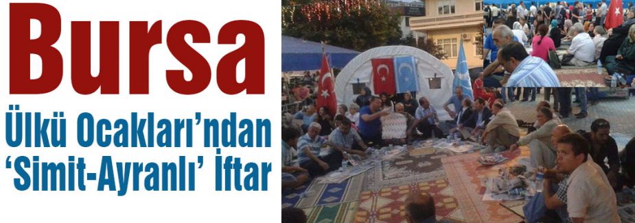 Ülkü Ocakları’ndan ‘Simit-Ayranlı’ İftar