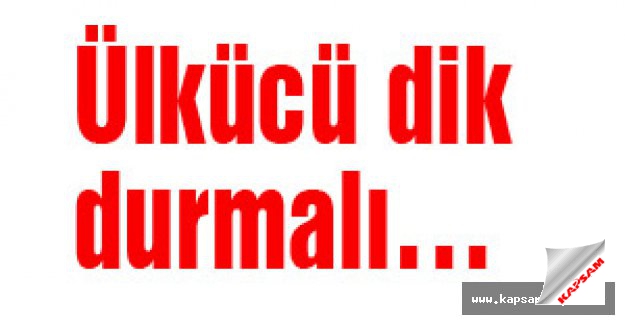 Ülkücü Dik Durmalı…