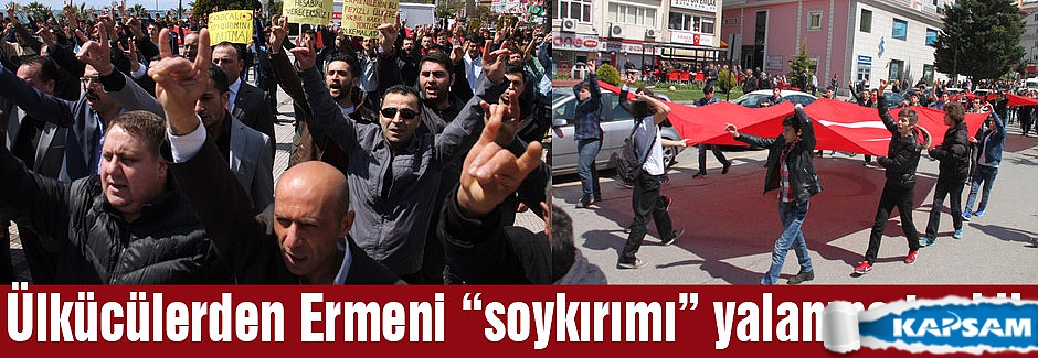 Zonguldak Ülkücüleri "soykırım" yalanına Tepki gösterdi