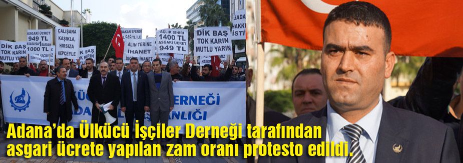 Ülkücülerin asgari ücret eylemi kayıt altında