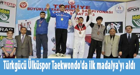 Ülküspor Taekwondo'da ilk madalya'yı aldı