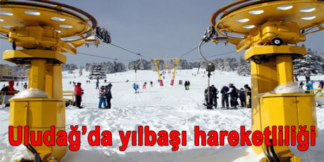 Uludağ’da yılbaşı hareketliliği