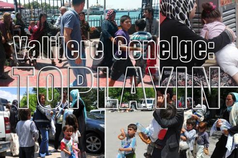 Valilere Genelge:TOPLAYIN!