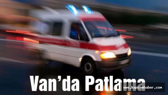 Van'da askeri aracın geçişi sırasında patlama