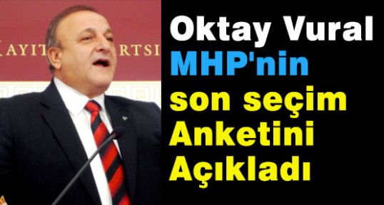 Vural'dan son seçim Anketini