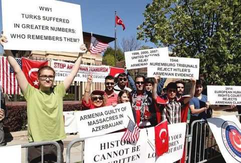 Washington’da Karşılıklı 1915 gösterileri