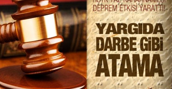 Yargıda Çok Konuşulacak Atama