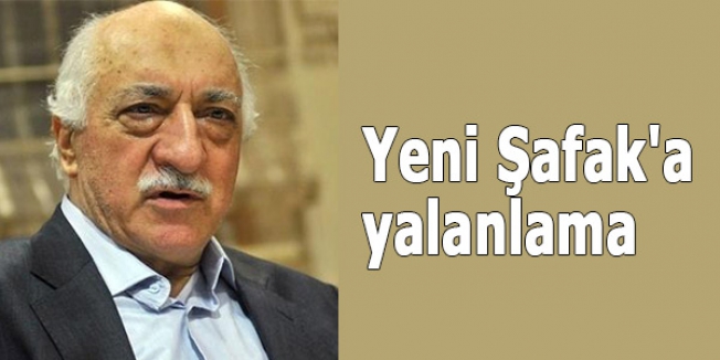 Yeni Şafak'a yalanlama